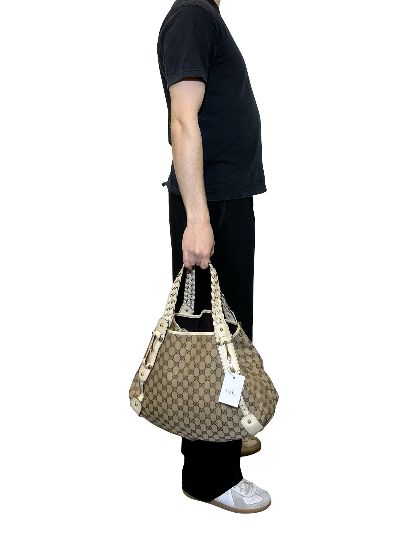 Gucci Pelham Canvas Tote Bag
