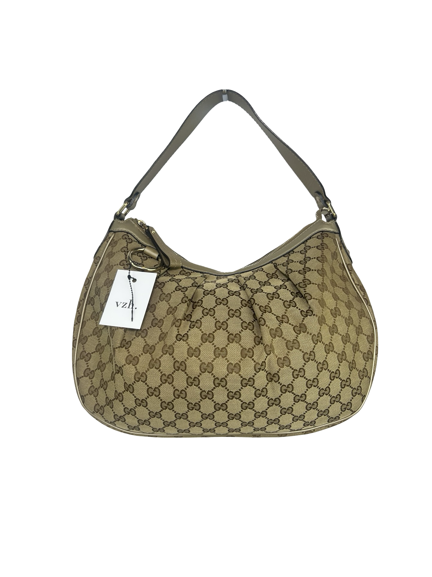 Gucci Big Canvas Hobo Shoulder Bag