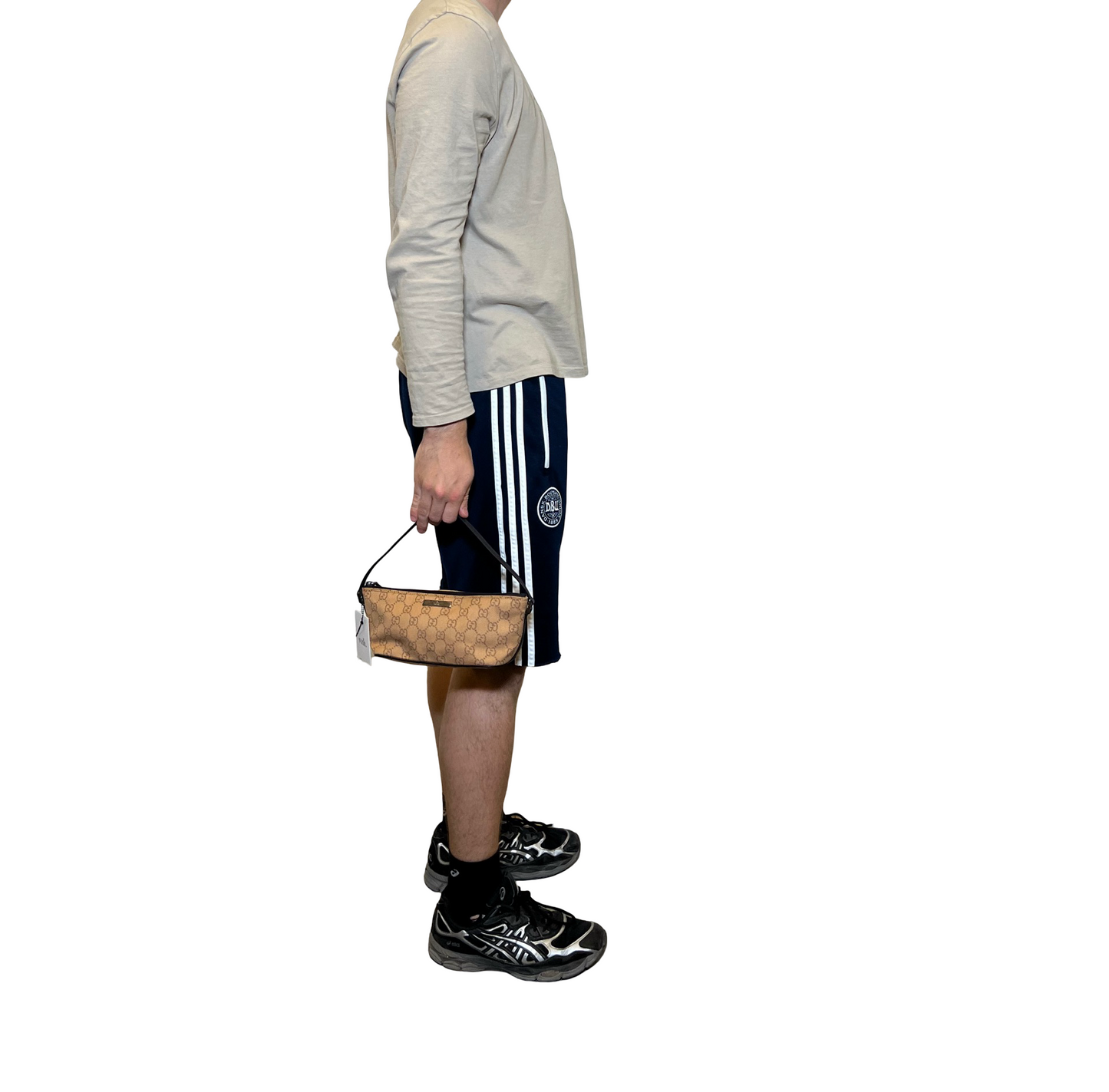 Gucci Canvas Boat Shoulder Bag
