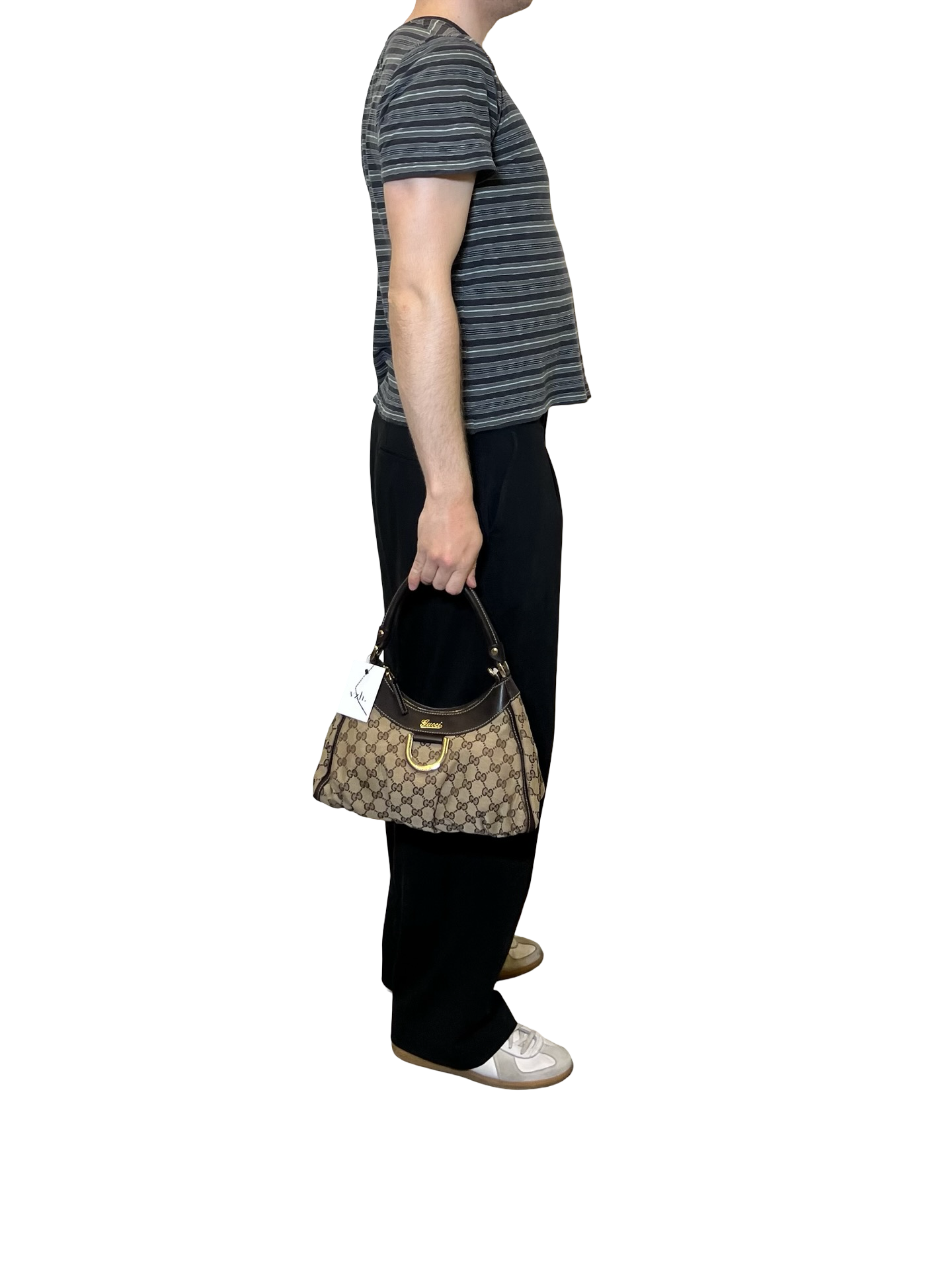 Gucci Canvas Guccissima Shoulder Bag