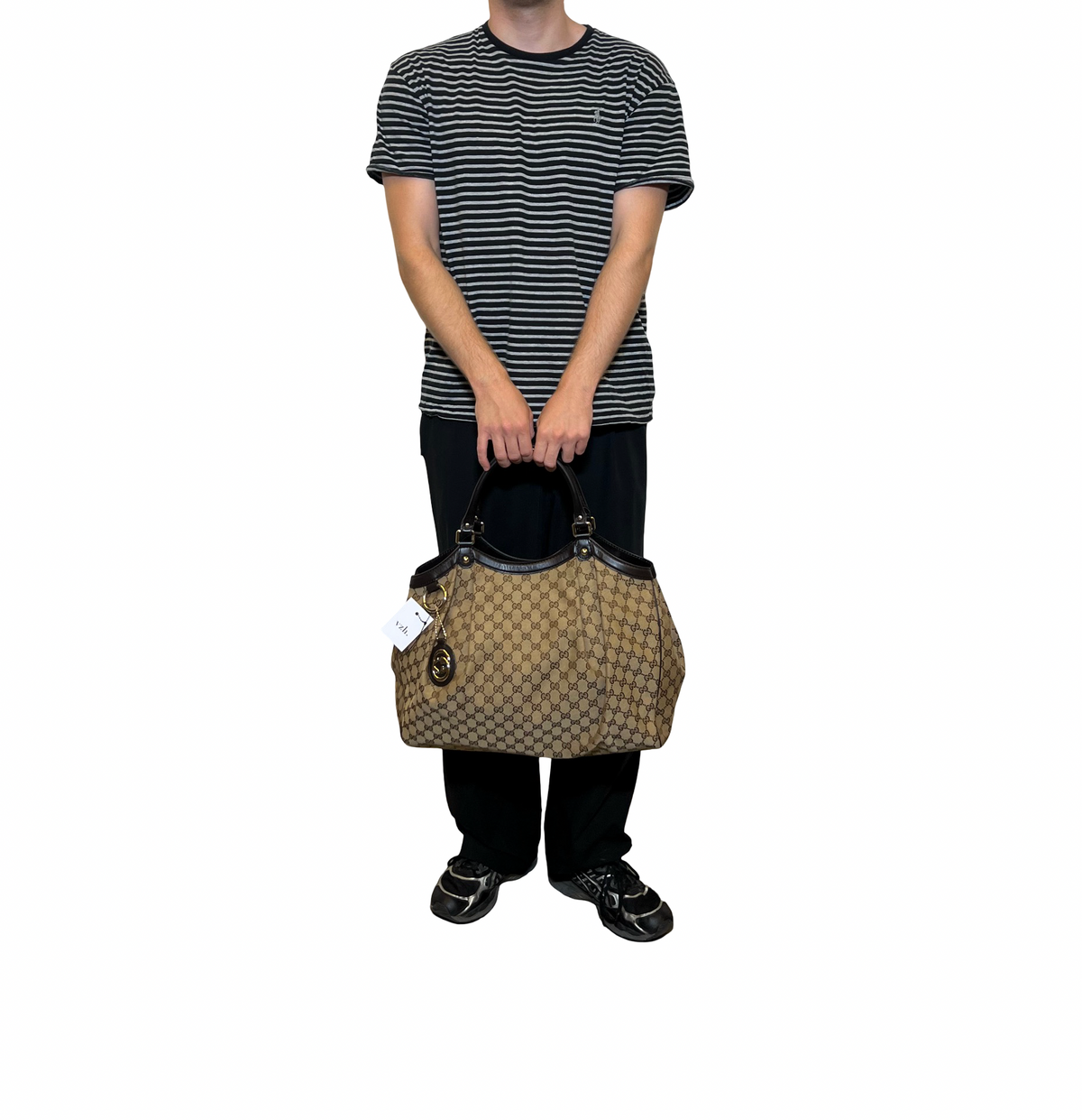 Gucci Big Sukey Canvas Shoulder Bag