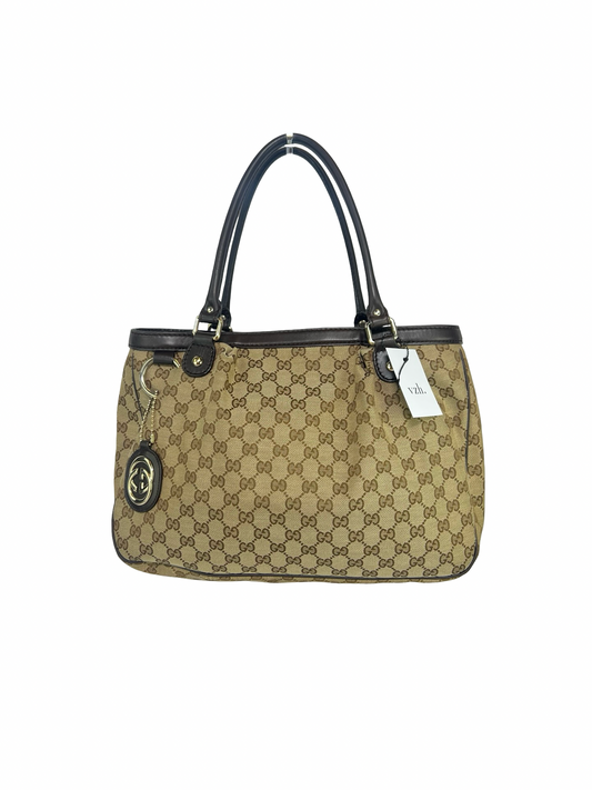 Gucci Canvas Monogram Shopper
