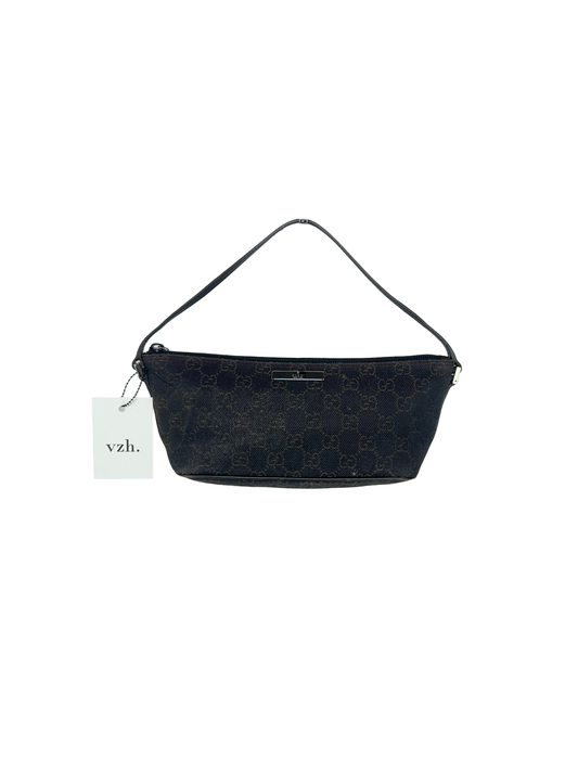 Gucci Canvas Boat Shoulder Bag