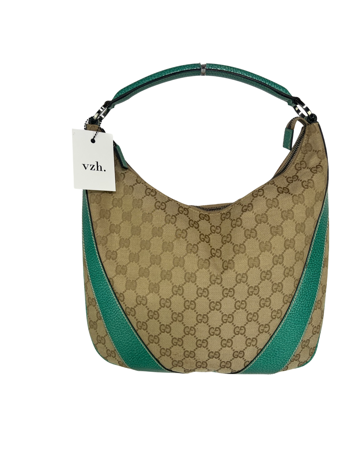 Gucci Canvas Hobo Shoulder Bag