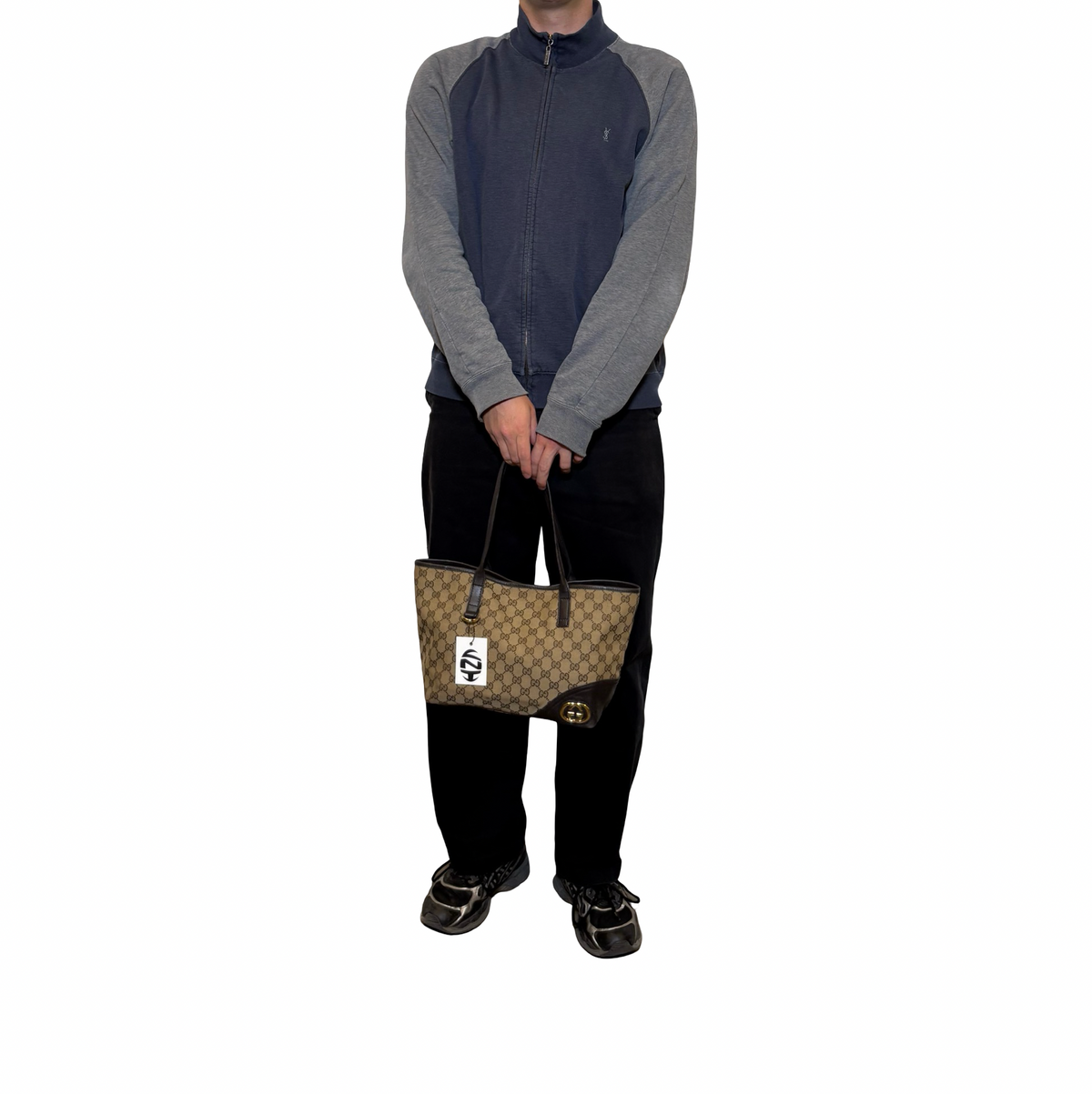 Gucci Britt Canvas Tote Bag