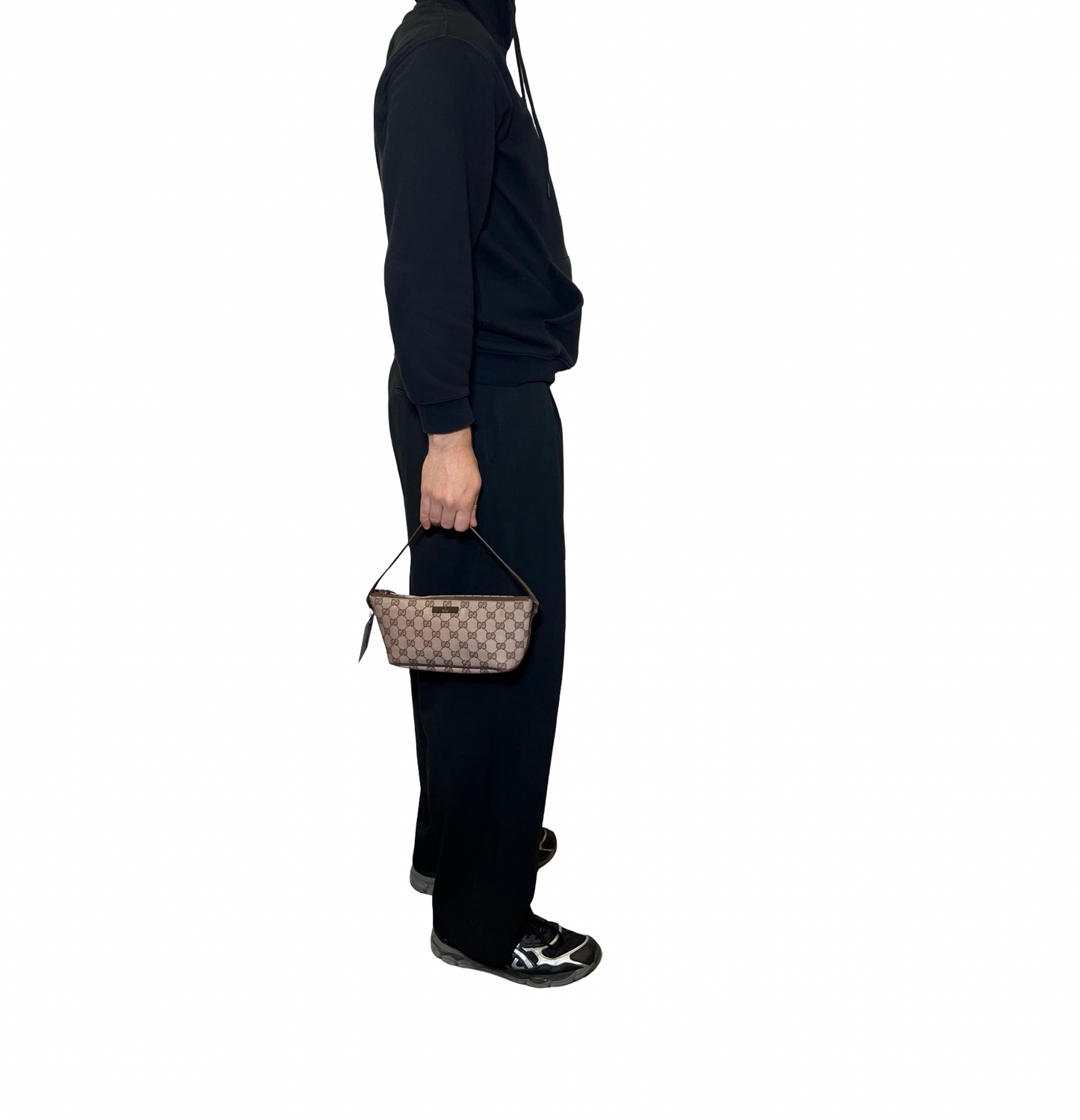 Gucci Canvas Boat Shoulder Bag