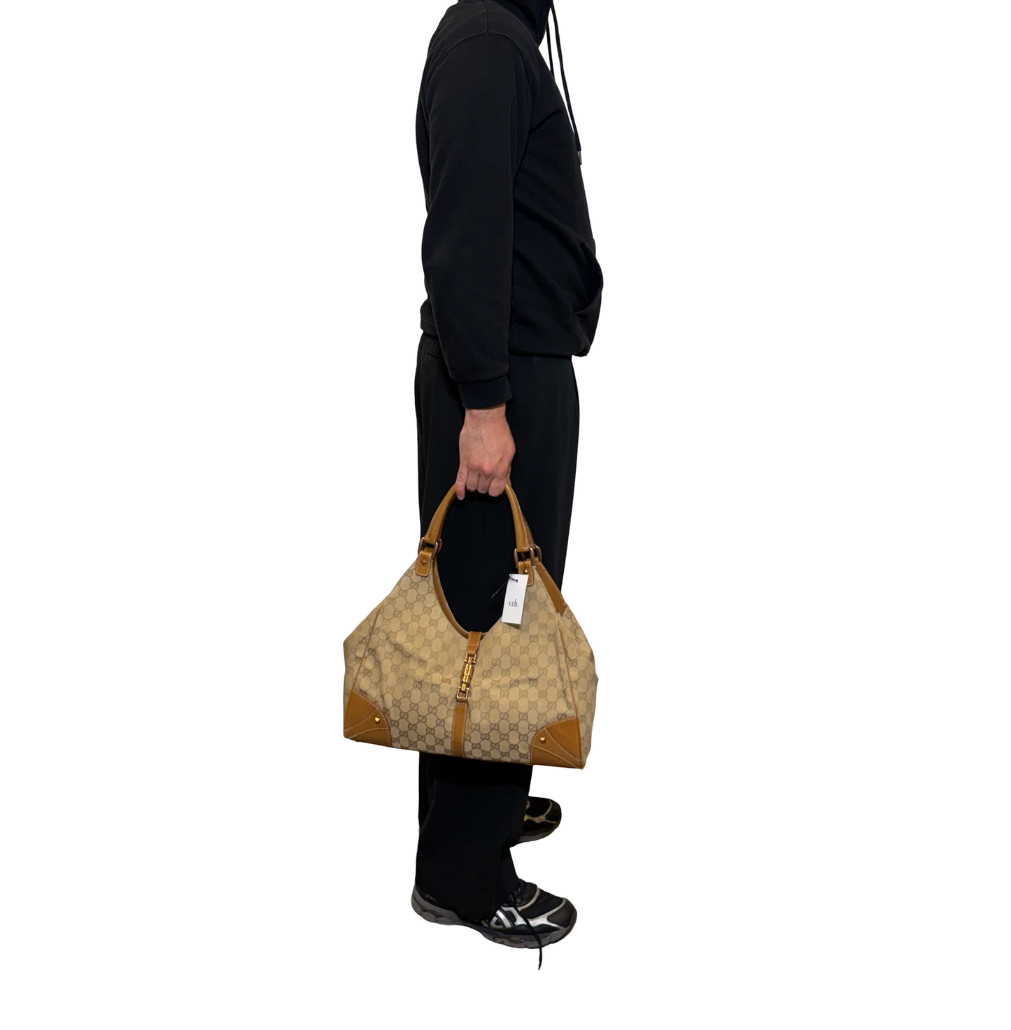 Gucci Monogram Jackie Shoulder Bag