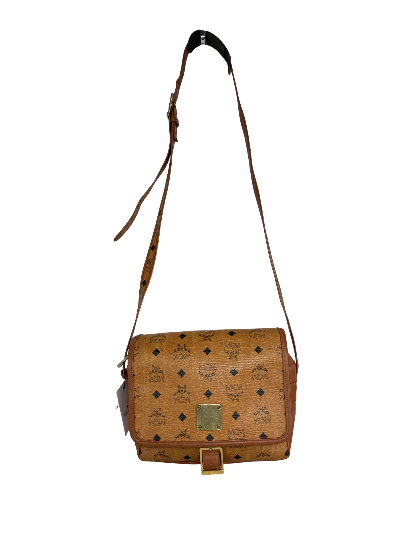 MCM Visetos Logogram Shoulder Bag