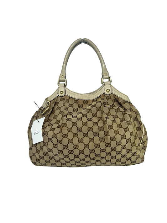 Gucci Sukey Canvas Shoulder Bag