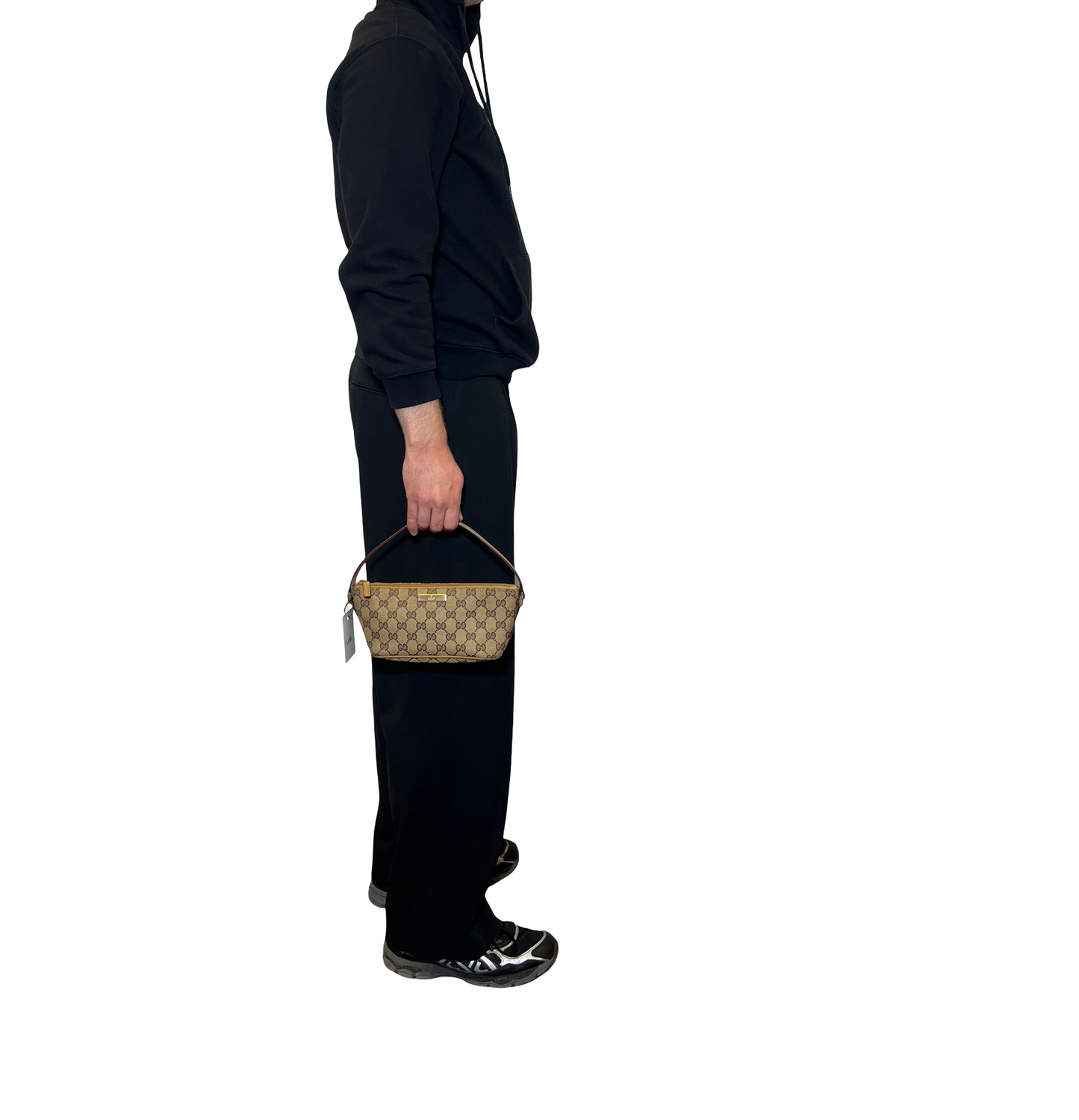 Gucci Canvas Boat Shoulder Bag