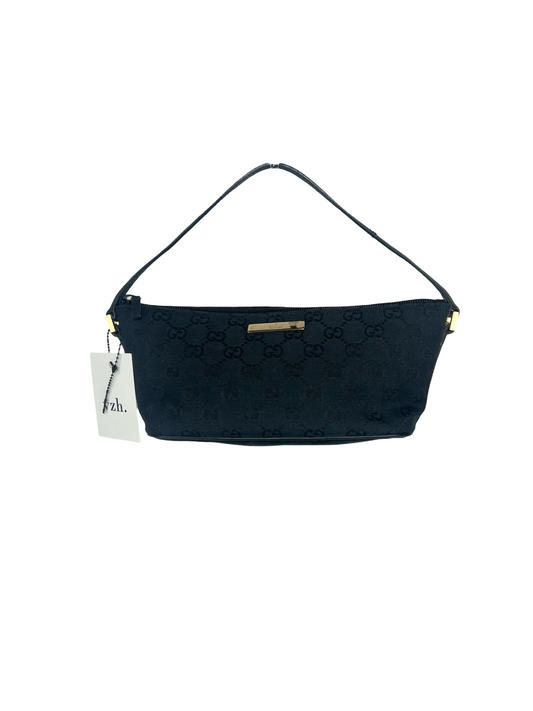 Gucci Canvas Boat Shoulder Bag