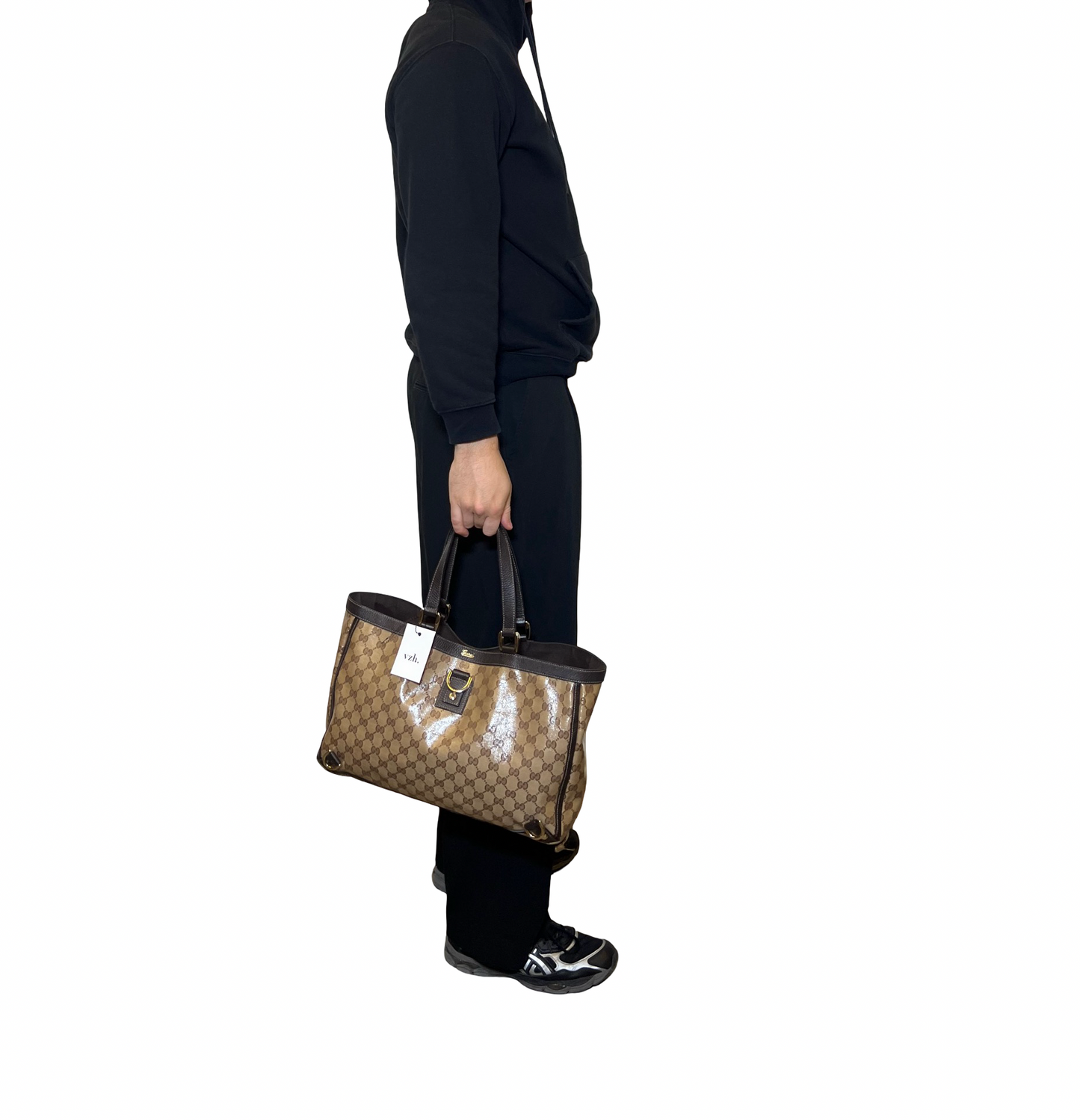 Gucci Canvas D-Ring Tote Bag