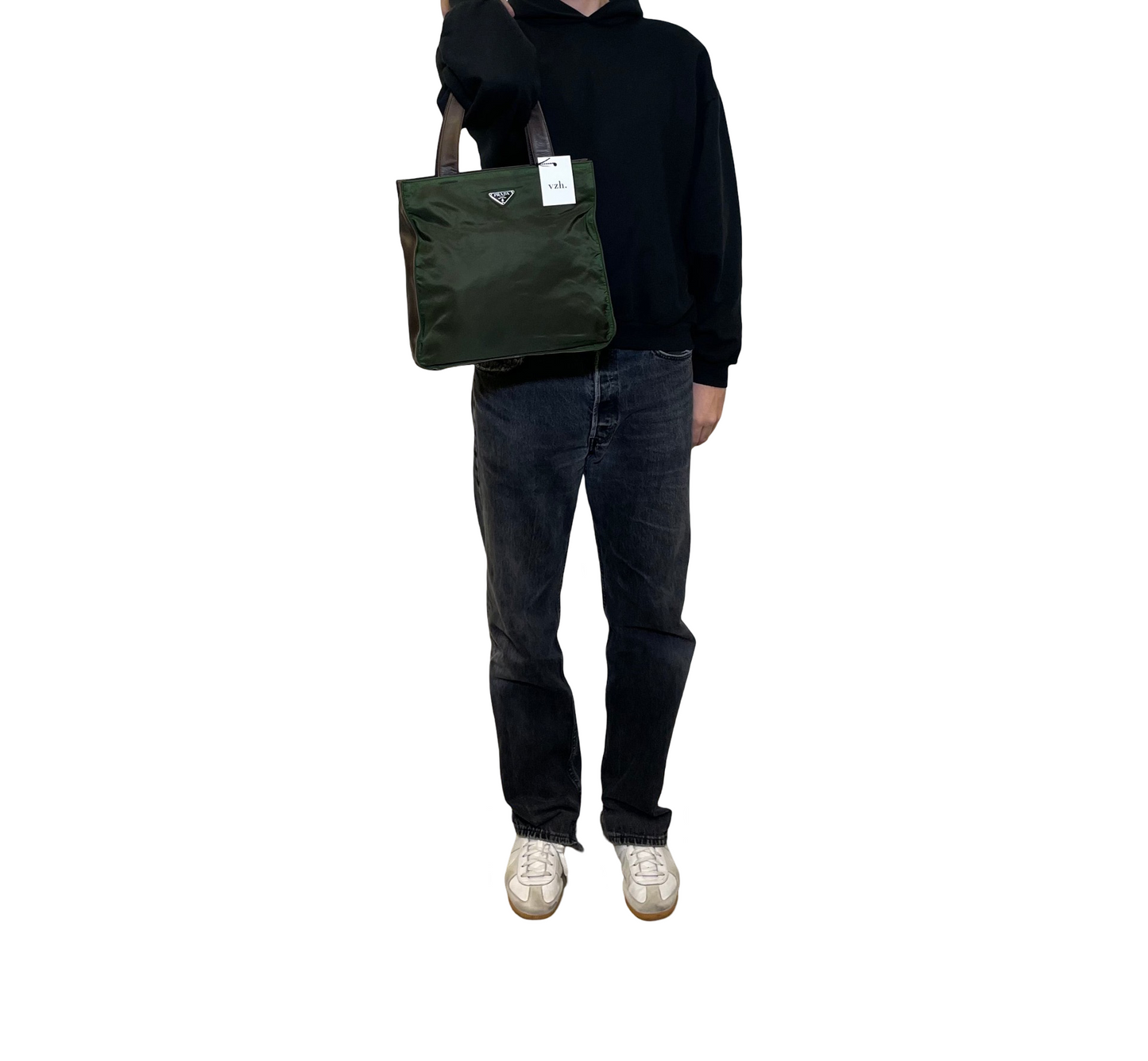 Prada Tessuto Nylon Hand Bag