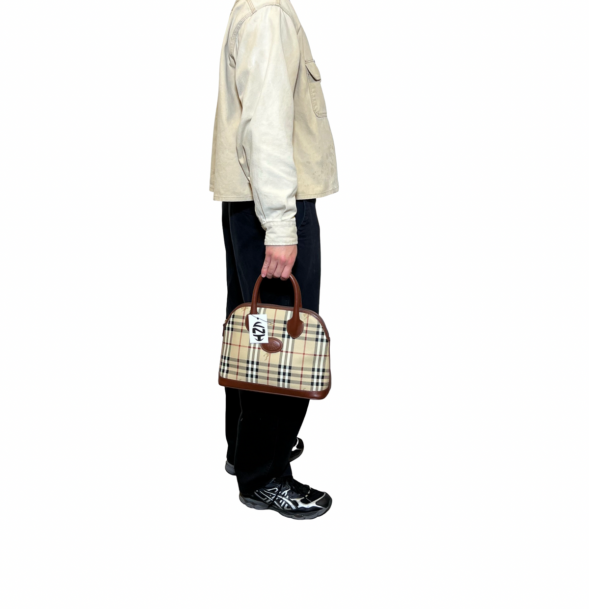 Burberry Haymarket Hand Bag