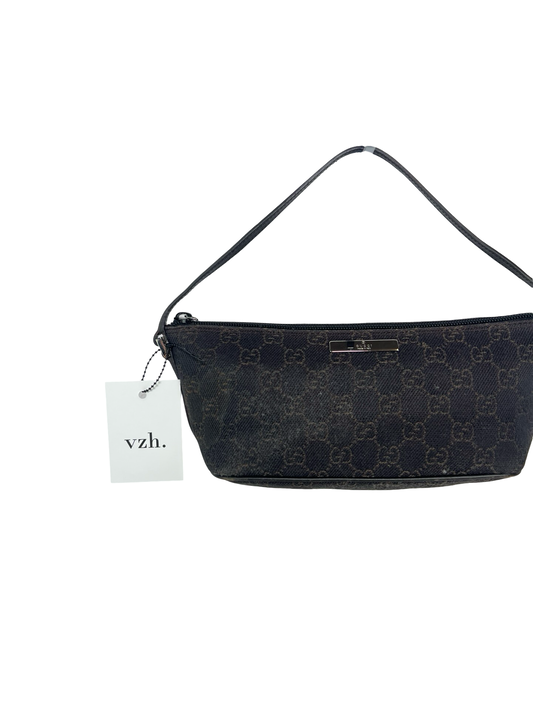 Gucci Canvas Boat Shoulder Bag