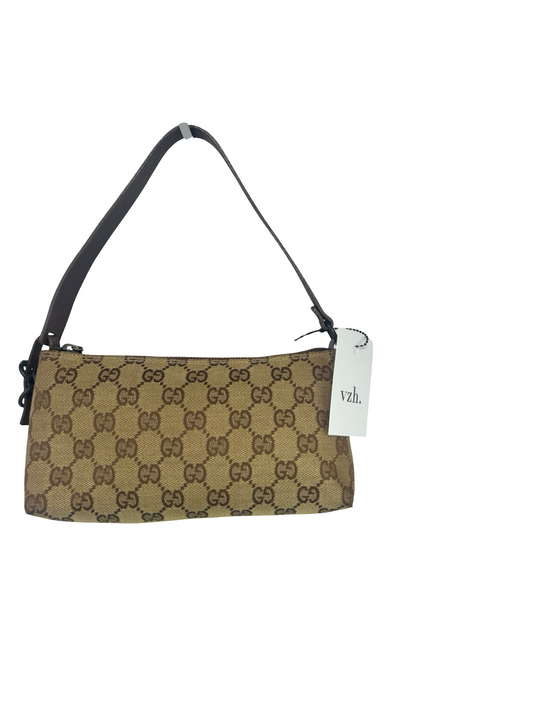 Gucci Canvas Monogram Shoulder Bag
