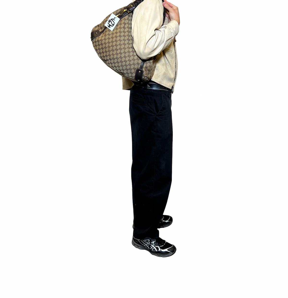 Gucci Pelham Canvas Tote Bag