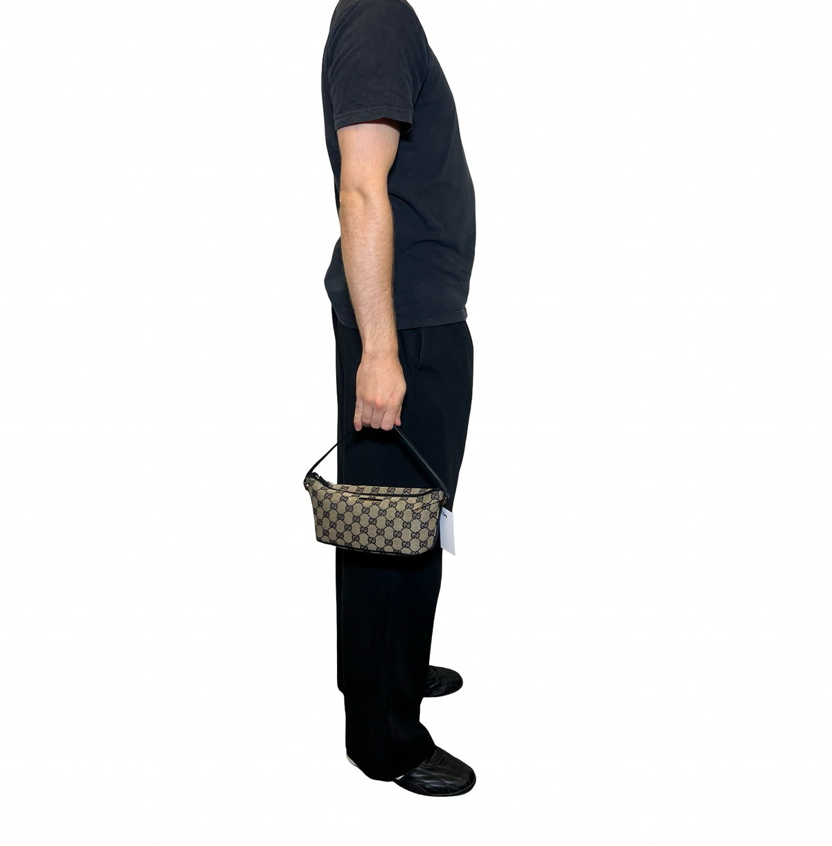 Gucci Canvas Boat Shoulder Bag