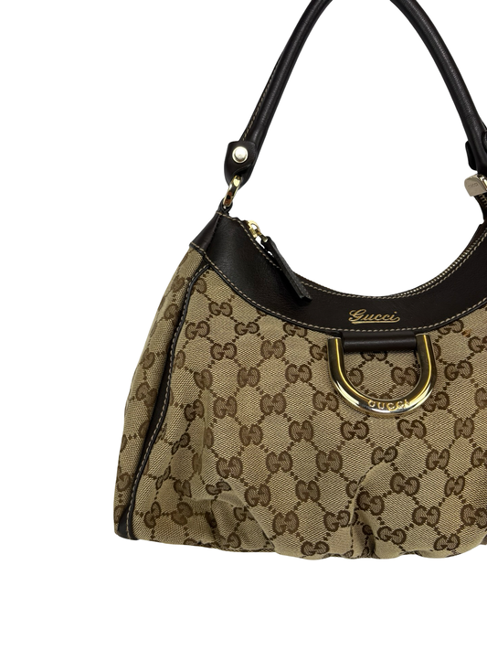 Gucci Canvas Guccissima Shoulder Bag