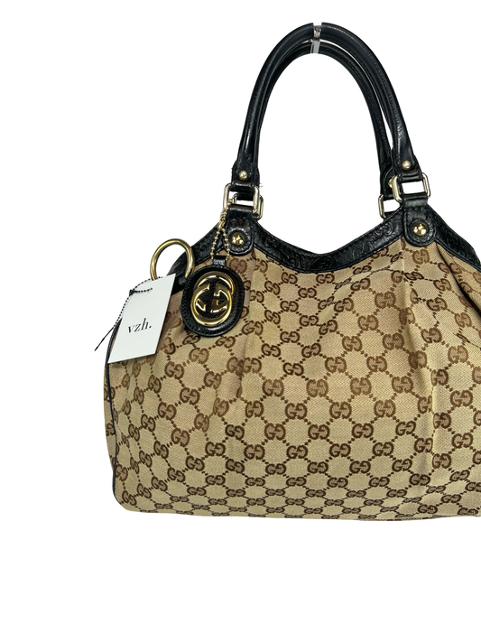 Gucci Sukey Canvas Shoulder Bag