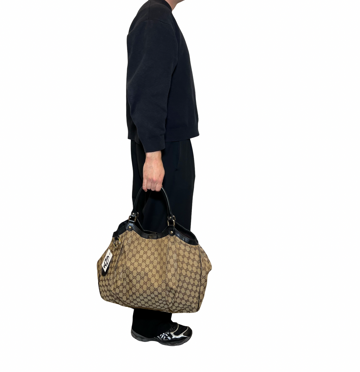 Gucci Big Sukey Canvas Shoulder Bag