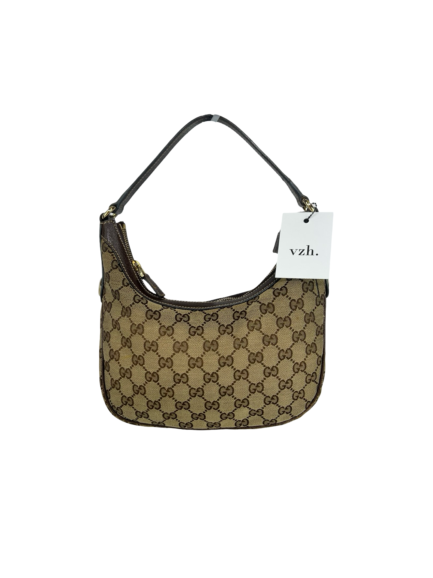 Gucci Canvas Monogram Hobo Bag