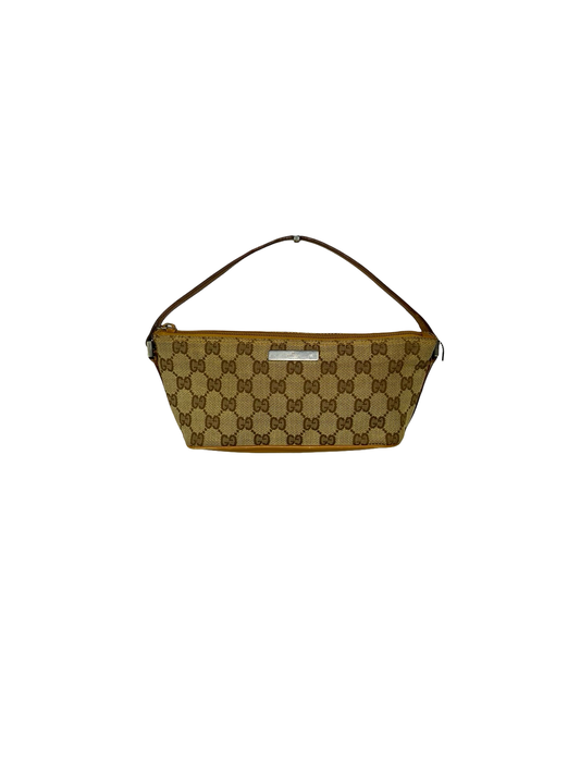 Gucci Canvas Boat Shoulder Bag