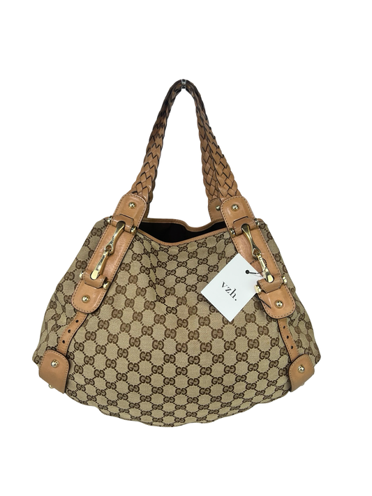 Gucci Pelham Canvas Tote Bag