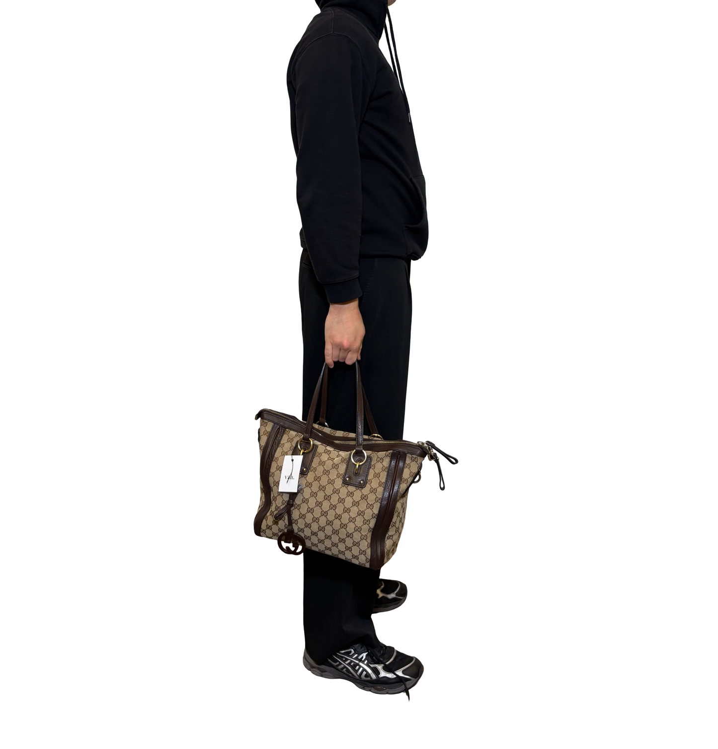 Gucci Canvas Monogram Shopper
