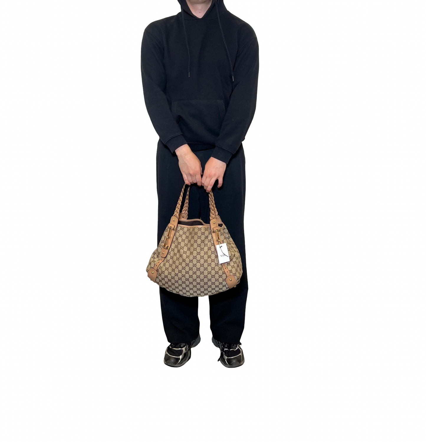 Gucci Pelham Canvas Tote Bag