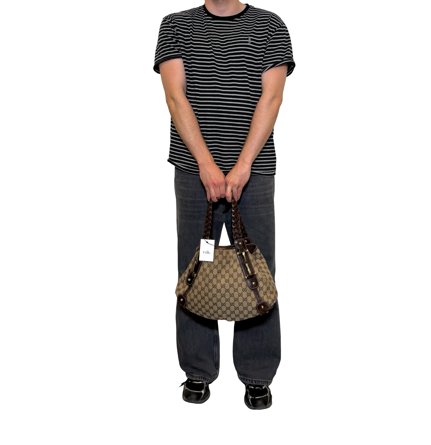 Gucci Pelham Canvas Tote Bag