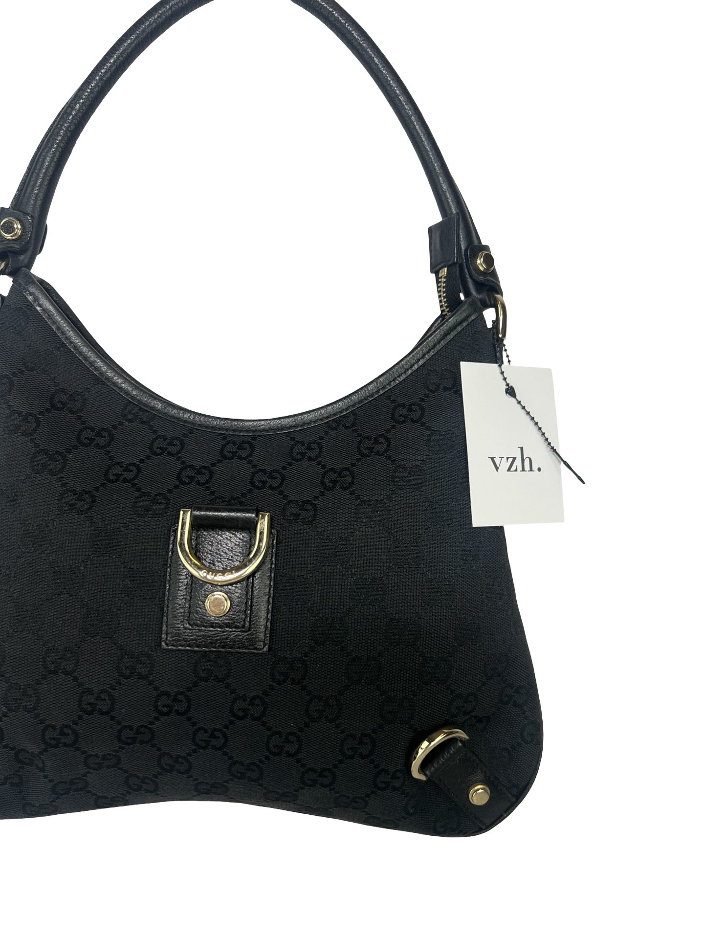 Gucci Canvas D-Ring Shoulderbag