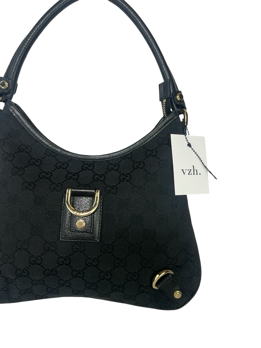 Gucci Canvas D-Ring Shoulderbag