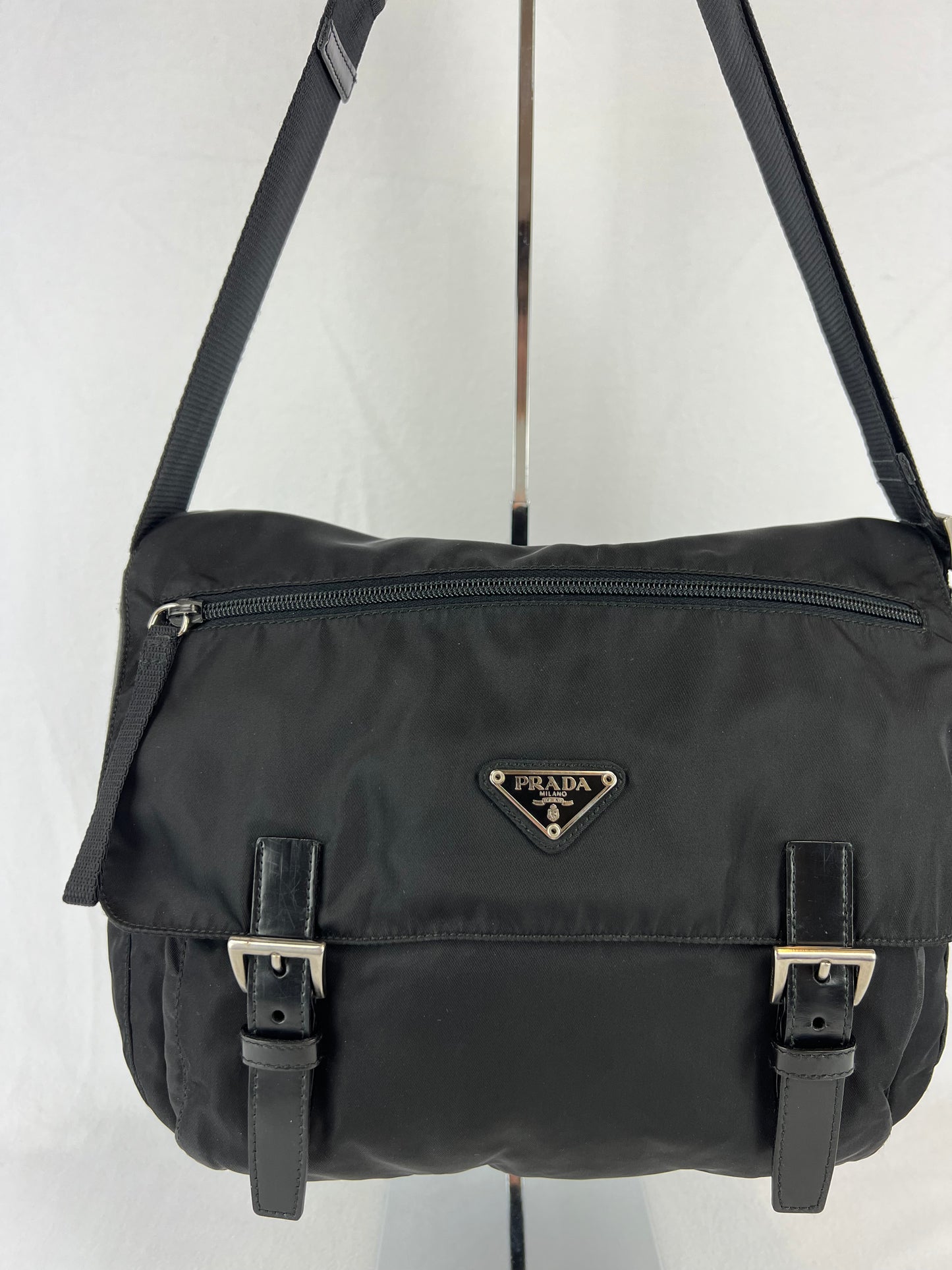 Prada Nylon Messenger Bag