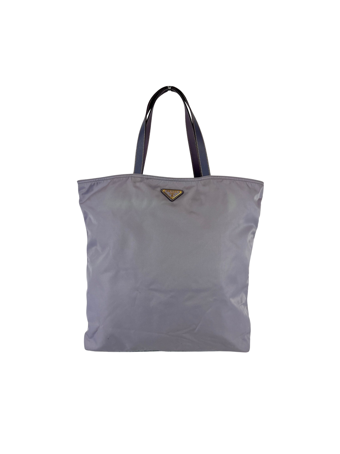 Prada Embroidery Nylon Tote Bag