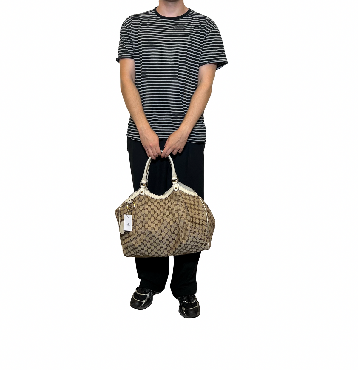 Gucci Big Sukey Canvas Shoulder Bag