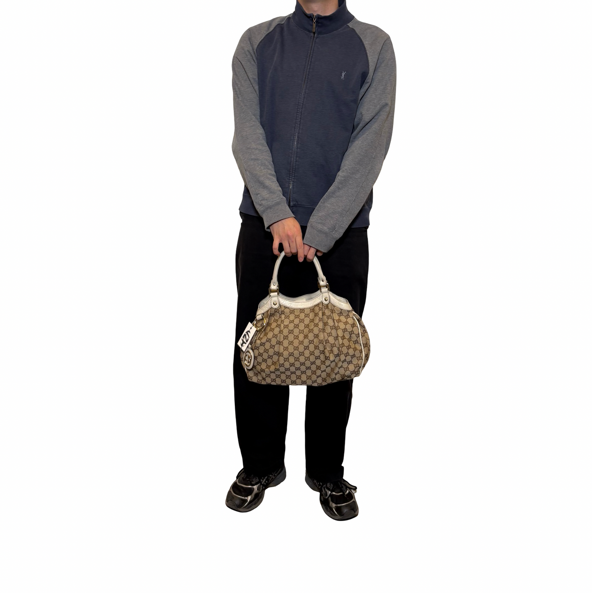 Gucci Sukey Canvas Shoulder Bag