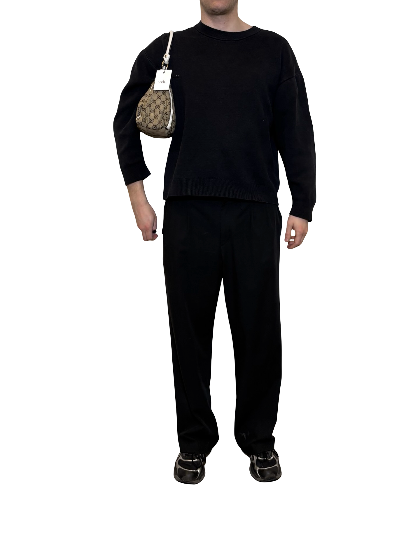 Gucci Canvas Guccissima Shoulder Bag