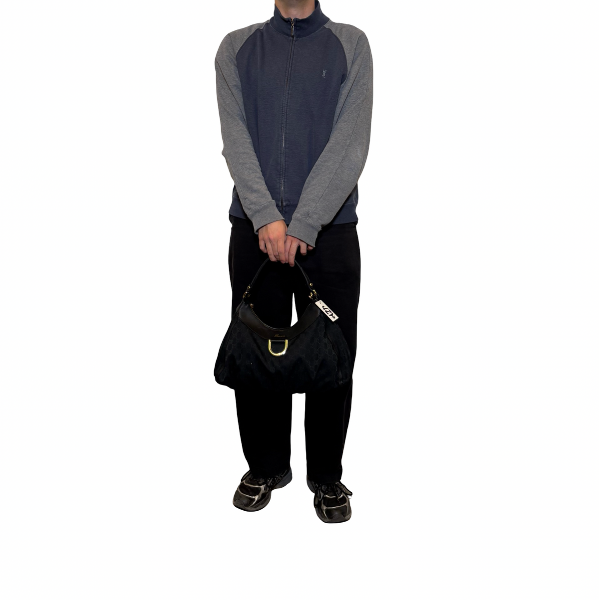 Gucci Big Canvas Guccissima Shoulder Bag