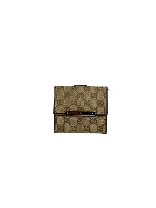 Gucci Canvas Monogram Wallet