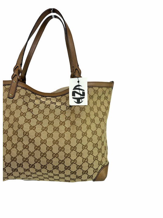 Gucci Canvas Monogram Tote Bag