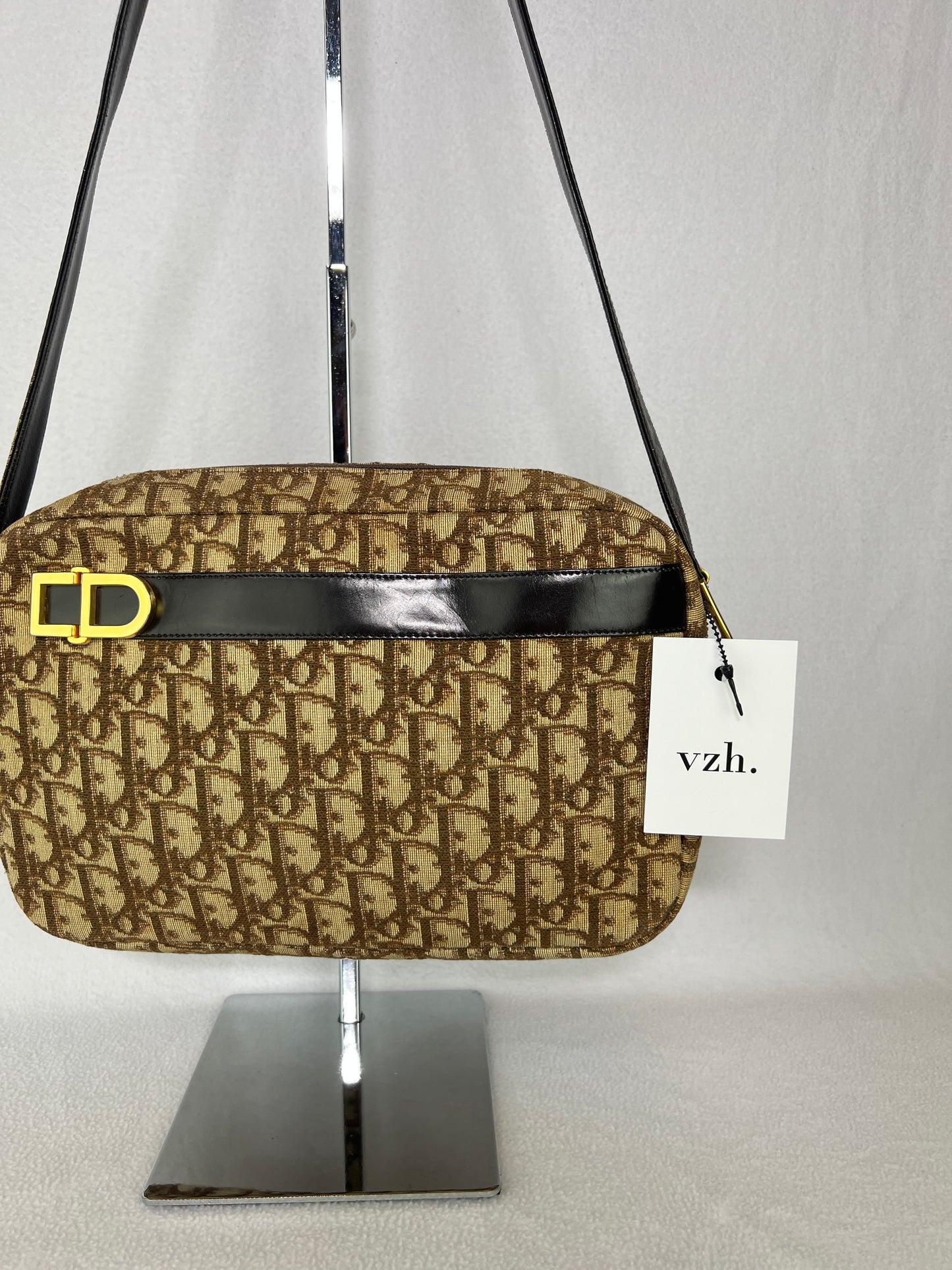 Dior Vintage Monogram Crossbody Bag