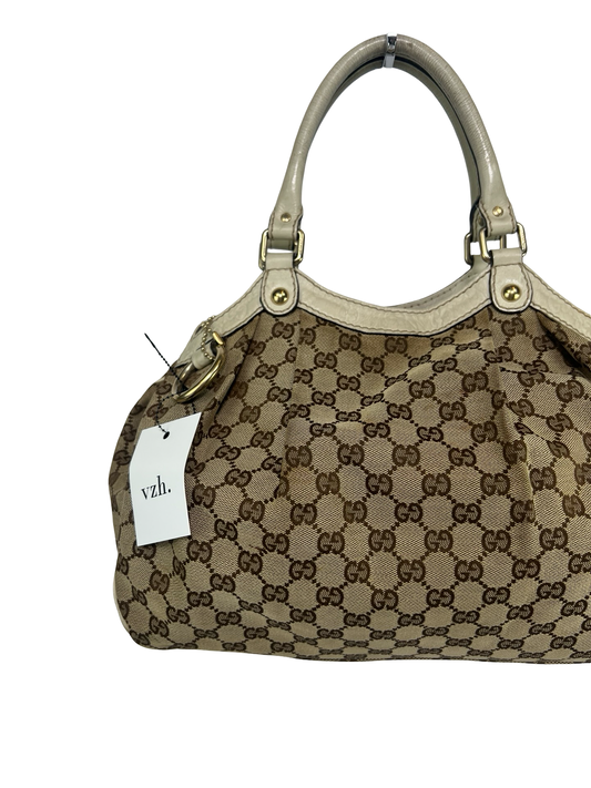 Gucci Sukey Canvas Shoulder Bag