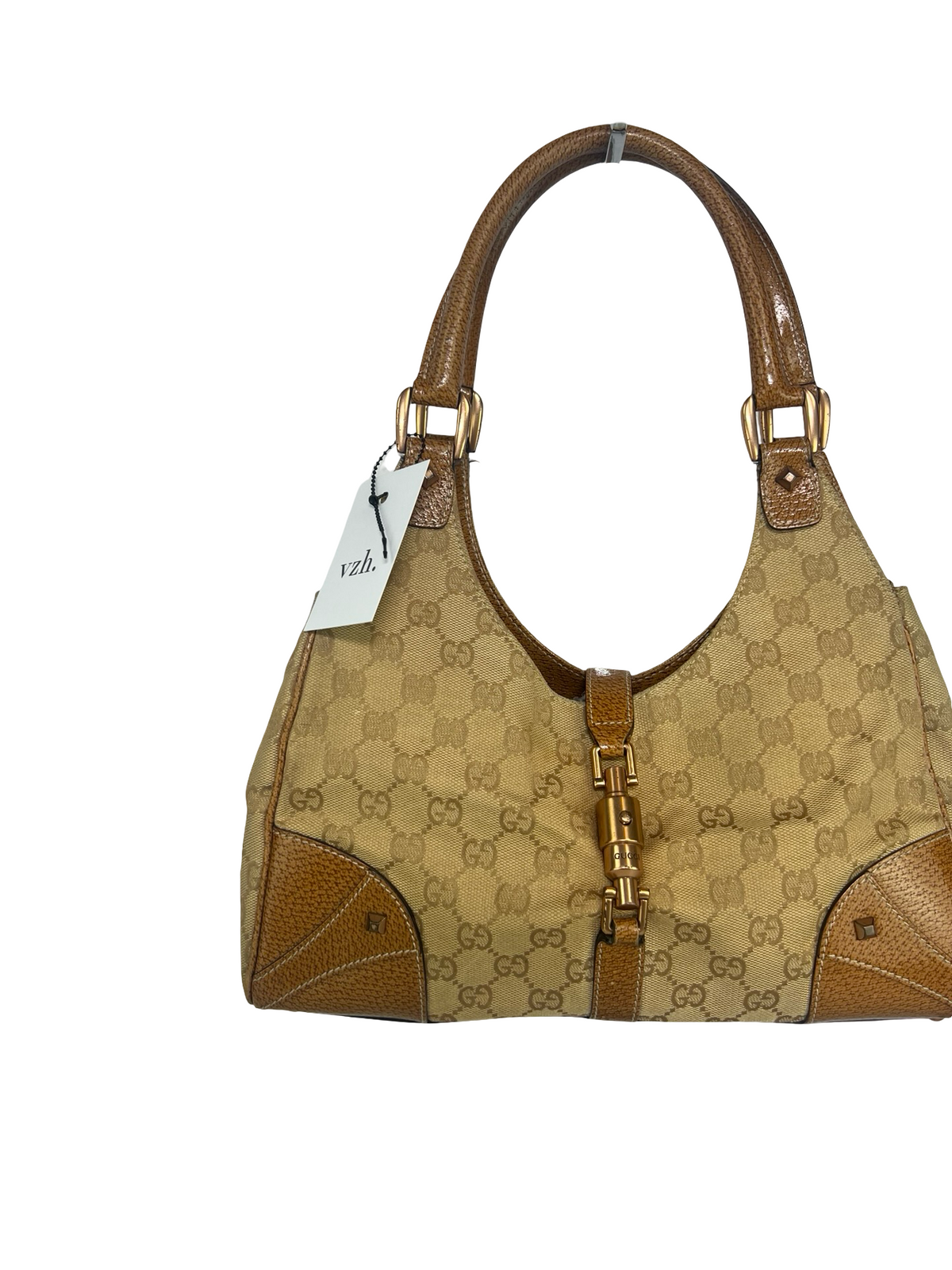 Gucci Monogram Jackie Shoulder Bag