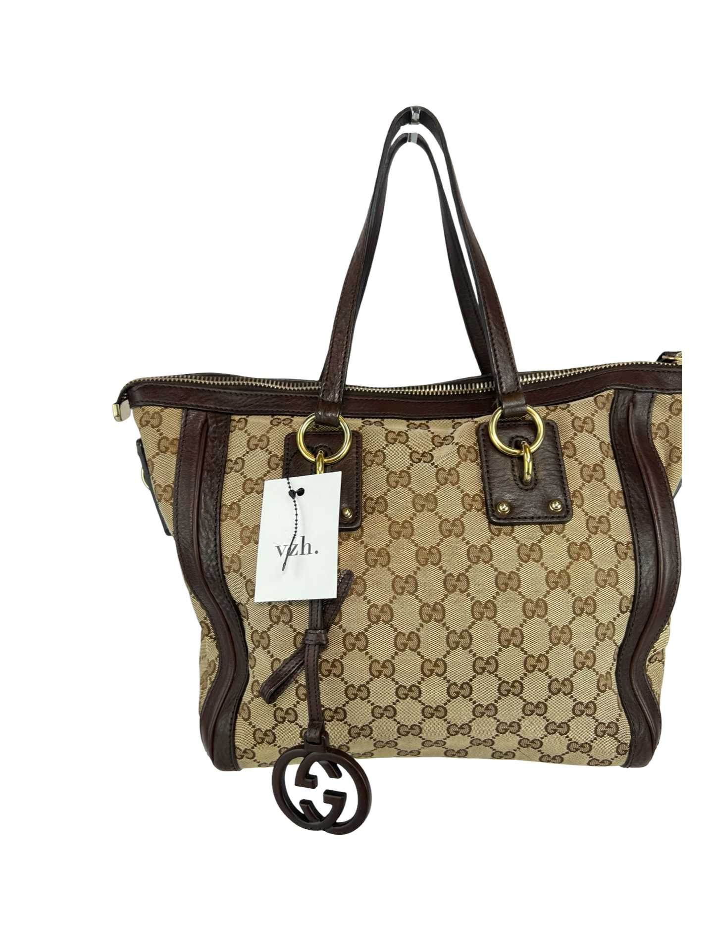 Gucci Canvas Monogram Shopper