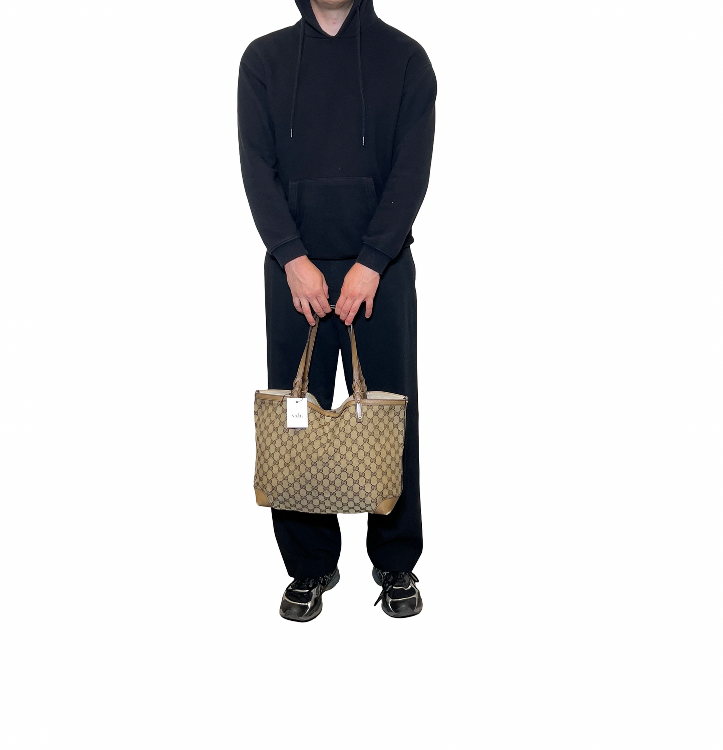 Gucci Monogram Canvas Tote Bag
