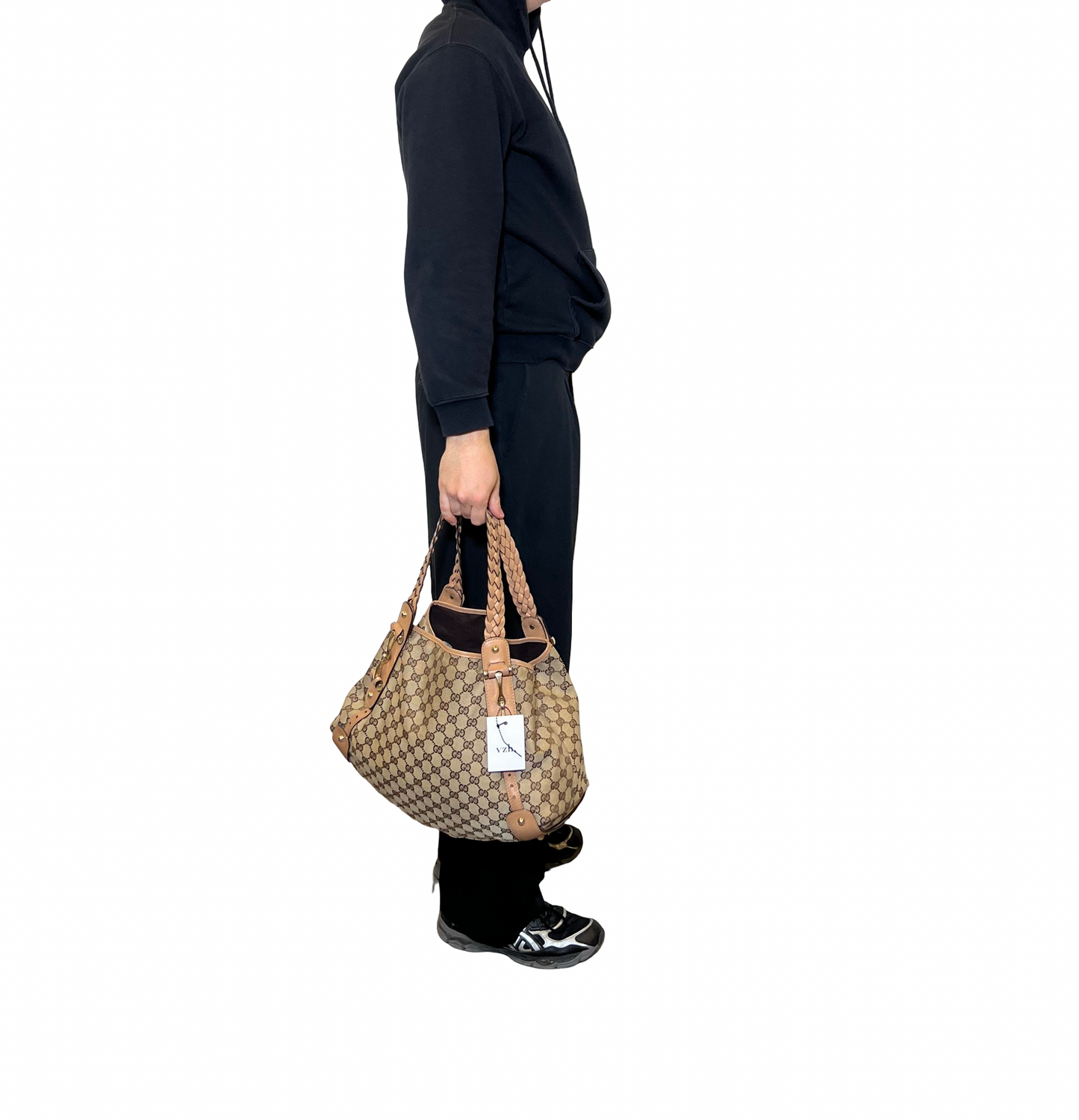 Gucci Pelham Canvas Tote Bag