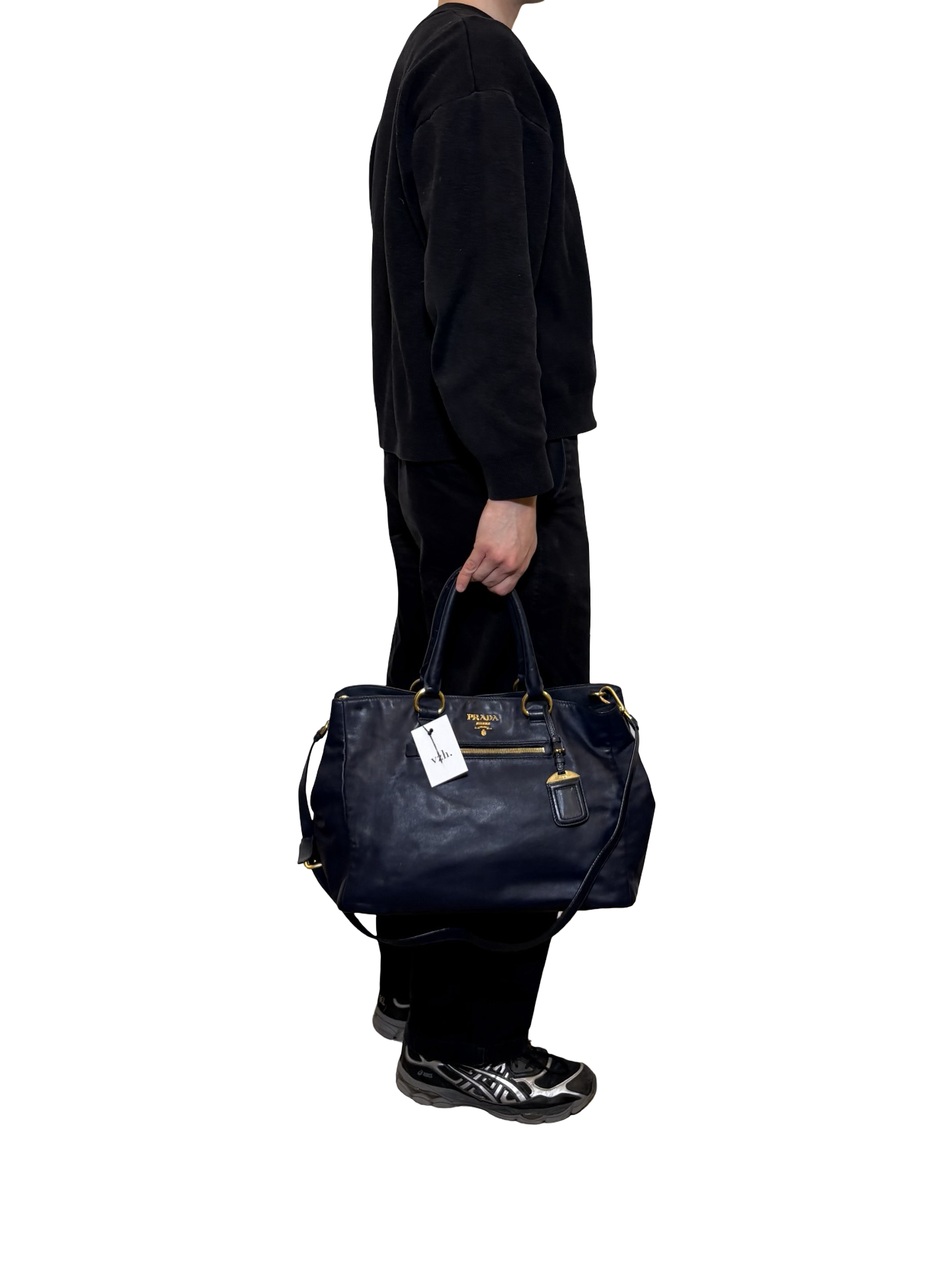 Prada Leather 2way Crossbody Bag