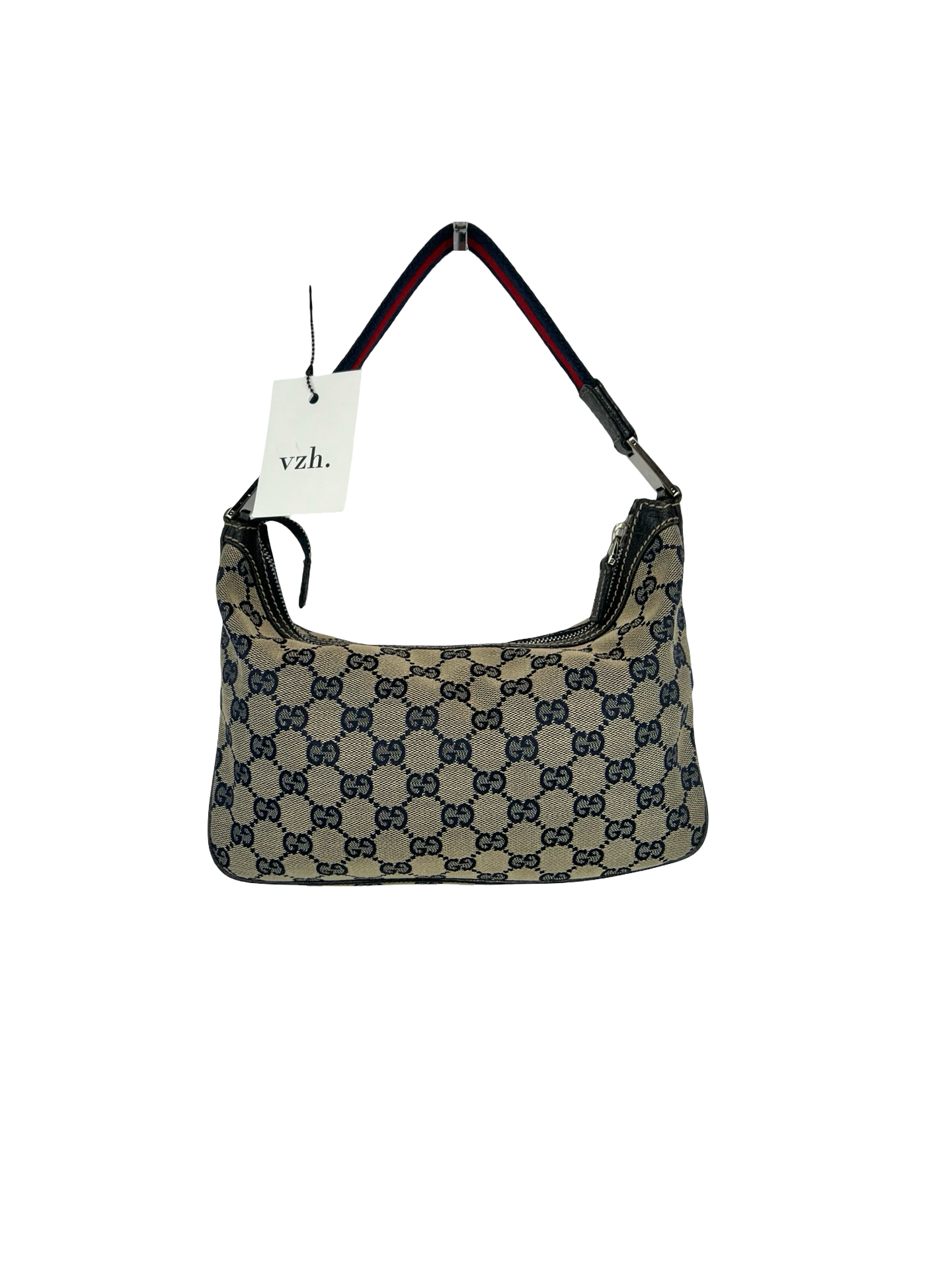 Gucci Canvas Hobo Shoulder Bag