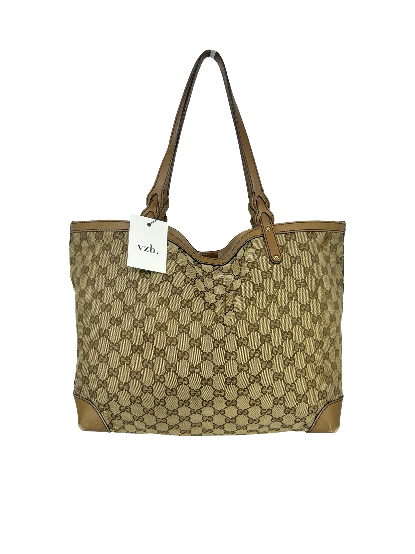 Gucci Monogram Canvas Tote Bag